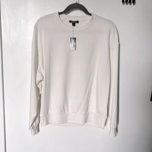 Express Open‎ Back Crew Neck Sweatshirt